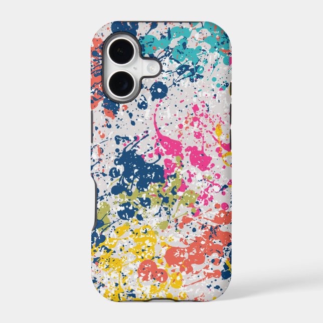 Paint Splatters Phone Case (Back)