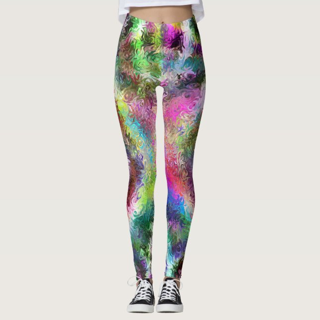 Paint Storm Two Leggings (Front)