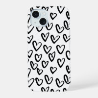 Paint Stroke Heart Pattern