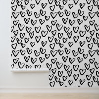 Paint Stroke Heart Pattern