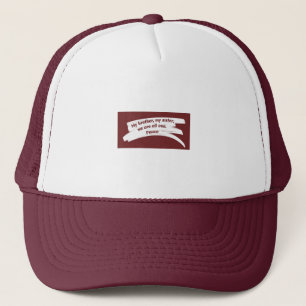 Paint Stroke Wipe Peace Message Trucker Hat