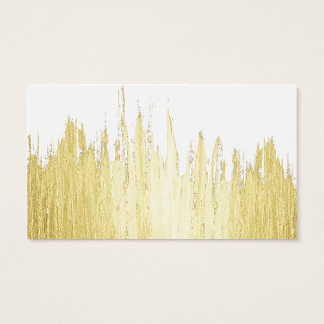 Paint Strokes in Faux Gold (Back)
