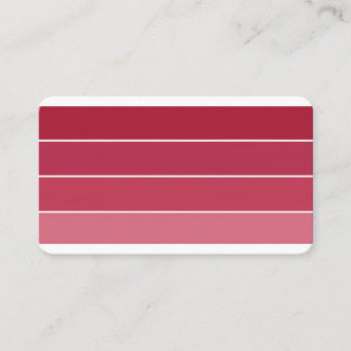 Paint swatch business card
