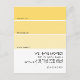 Paint Swatch Moving Announcement