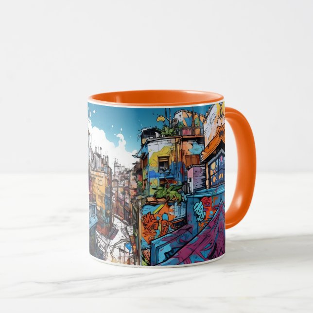 Paint the City Mug (Front Right)
