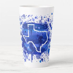 "Paint the Mother Blue" Texas Ed. 1 Latte Mug