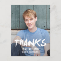 Paint The Town Graduation Thank You Card