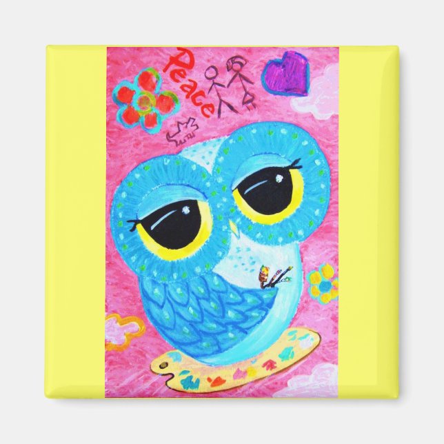 Paint The World A Better Place Magnet (Front)