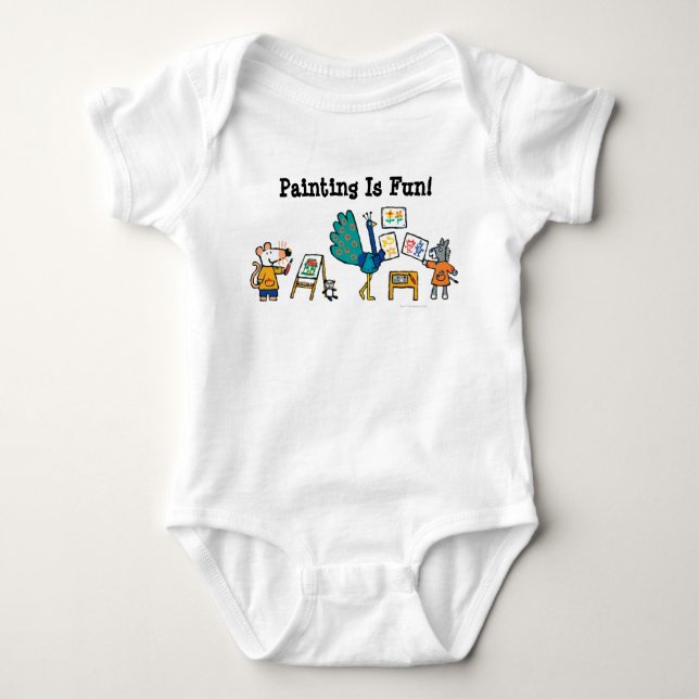 Paint with Maisy! Baby Bodysuit (Front)