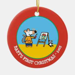 Paint with Maisy! Ceramic Tree Decoration