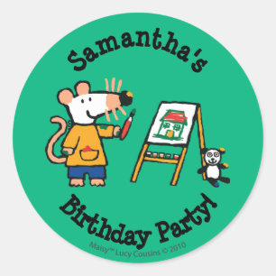 Paint with Maisy! Classic Round Sticker