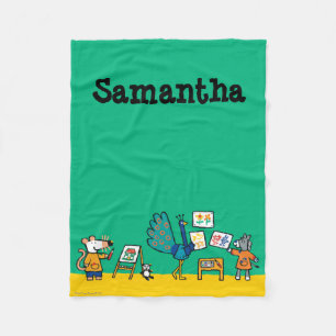 Paint with Maisy! Fleece Blanket