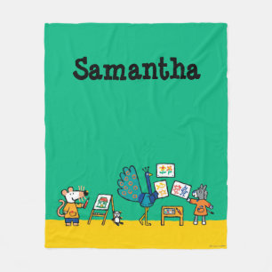 Paint with Maisy! Fleece Blanket