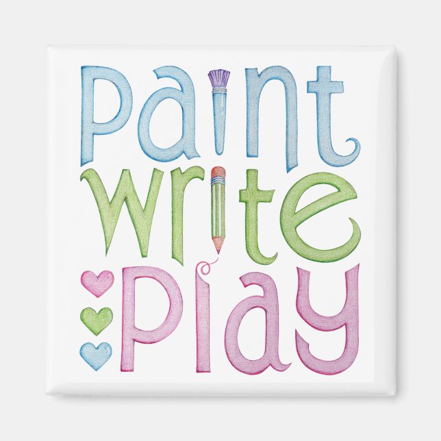 Paint Write Play Magnet (Front)
