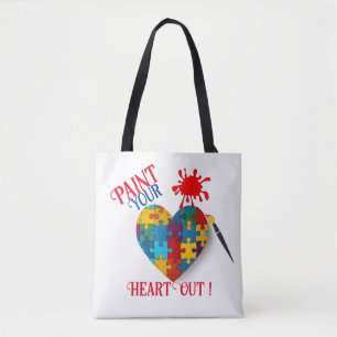 Paint Your Heart Out, Tote Bag