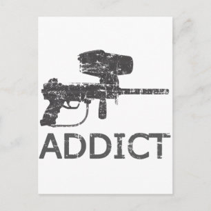Paintball Addict Postcard