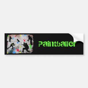 Paintball Battle Bumper Sticker