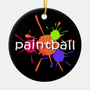 Paintball Ceramic Tree Decoration