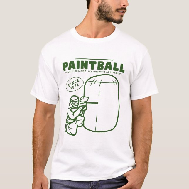 Paintball creative aggression T-Shirt (Front)