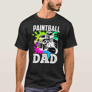 Paintball Dad Paintballer Dad Paintball Player 2 T-Shirt