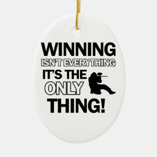 paintball design ceramic tree decoration