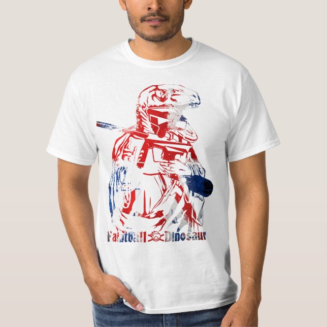 Paintball Dinosaur UKV T-Shirt (Front)