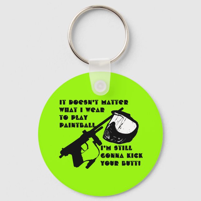 Paintball Equipment Key Ring (Front)