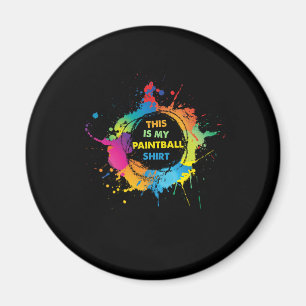 Paintball Game Colour Balls Paintball Marker Gift Magnet
