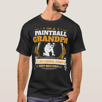 Paintball Grandpa  Gift cool people  T-Shirt