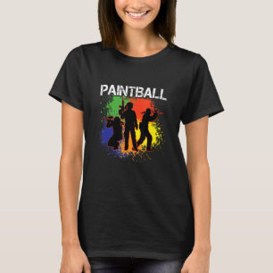 Paintball Gun Paintball Player Maker Leisure Sport T-Shirt