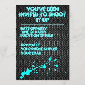 Paintball Invitation