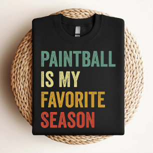 Paintball Is My Favourite Season Paintball Lover T-Shirt