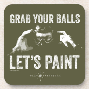 Paintball Let’s Paint Coaster