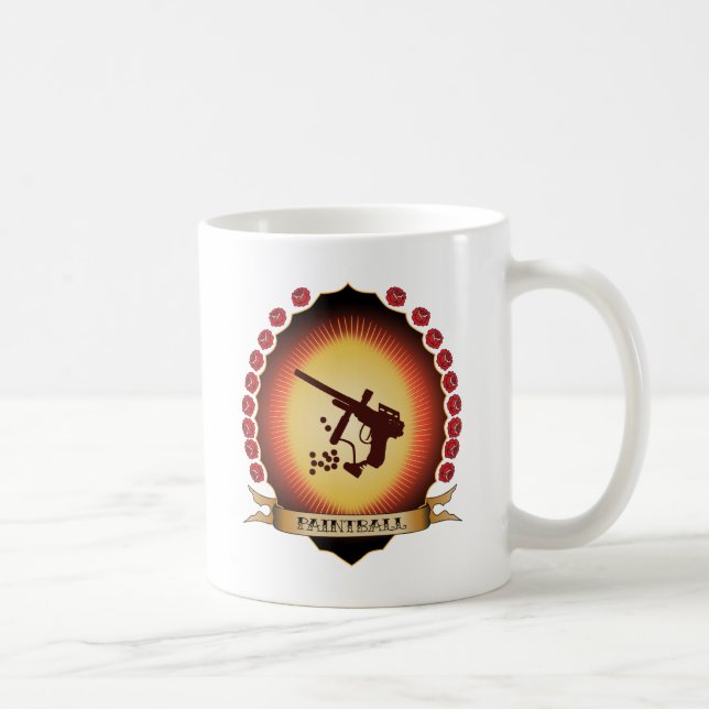 Paintball Mandorla Coffee Mug (Right)