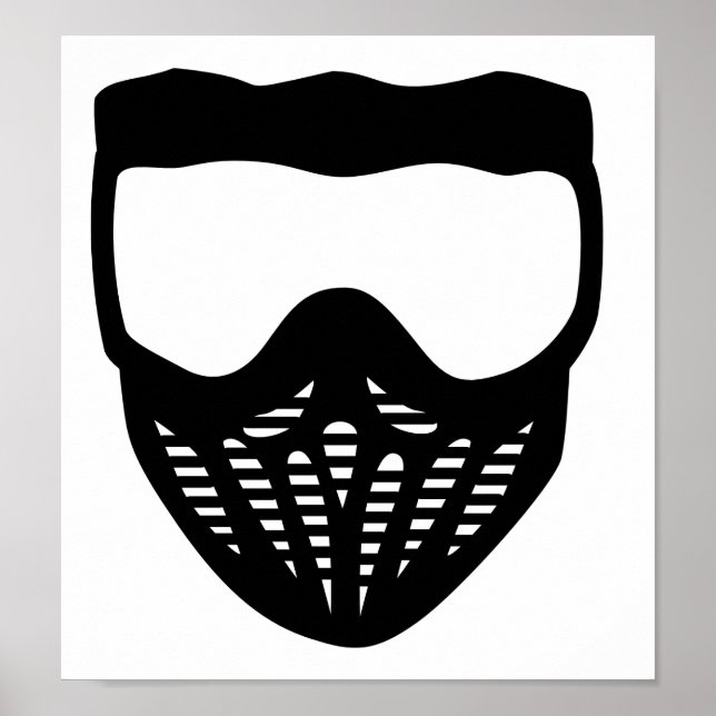 Paintball mask poster (Front)