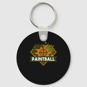 Paintball Military Target Paintball Marker Gift Key Ring