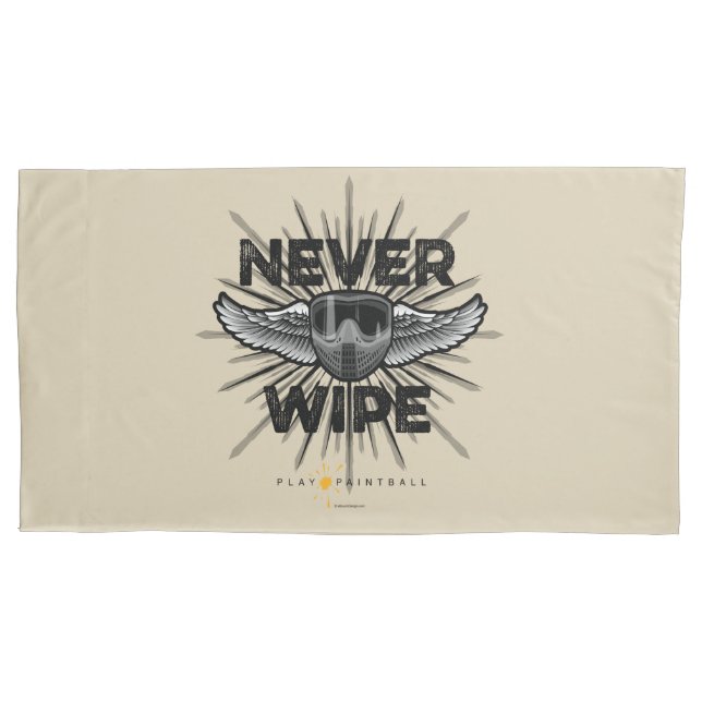 Paintball Never Wipe (light) Pillowcase (Front)