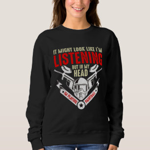 Paintball Paint Ball You Snooze You Bruise Airsoft Sweatshirt