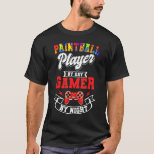 Paintball Paintballer Video Gamer Shooting Team Sp T-Shirt