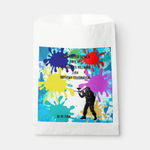 Paintball Party Favour Bag