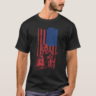 Paintball Player Us Flag Paintball Paintball Team T-Shirt