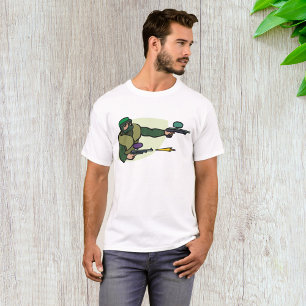 Paintball Player with Dual Markers Action Sports  T-Shirt