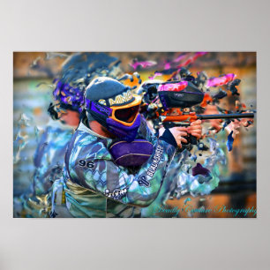 Paintball print- large poster