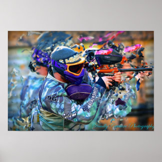 Paintball print- large poster