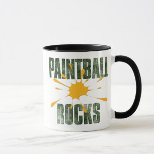 Paintball Rocks (green) Mug