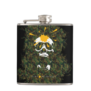 Paintball Skull Hip Flask
