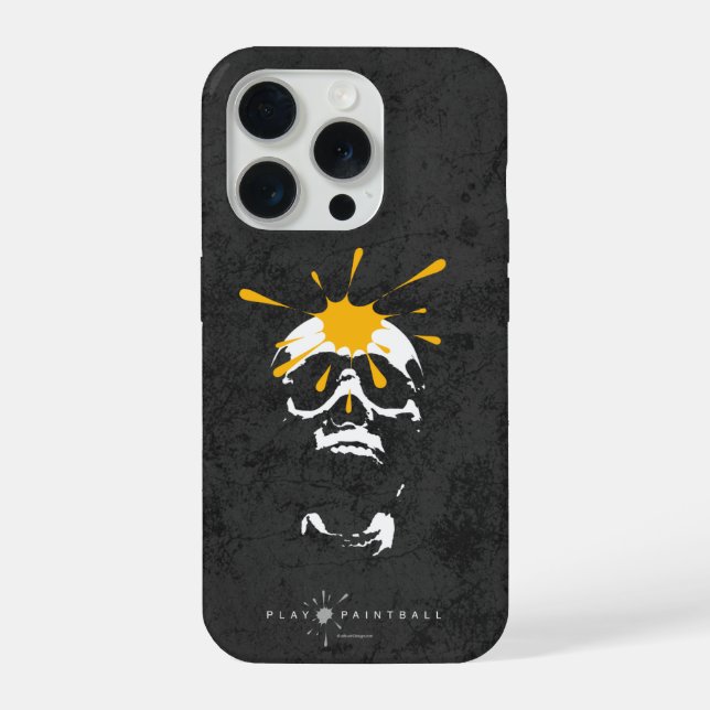 Paintball Skull iPhone Case (Back)