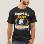 Paintball Son Christmas Gift or Birthday Present T-Shirt<br><div class="desc">Paintball Son Christmas Gift or Birthday Present .Come shop fashionable and comfortable paintball t-shirts! Visit us now and discover something that's perfect for you. Don't miss out!</div>