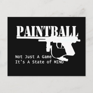 Paintball State of Mind Postcard