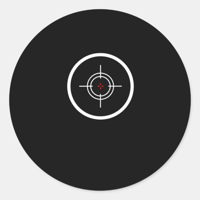 Paintball Target Paintball Marker Paintball Gun Gi Classic Round Sticker (Front)